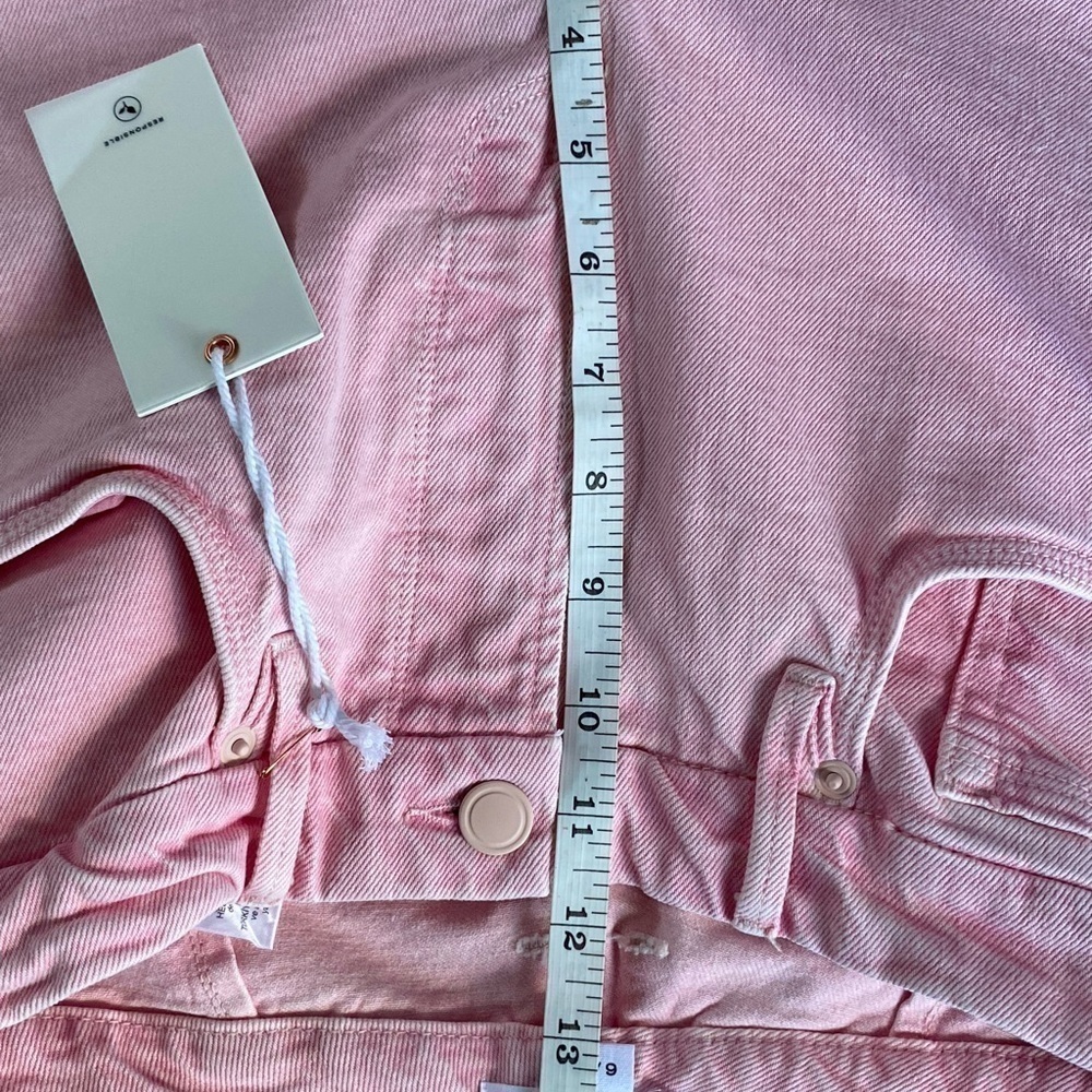 NWT Good American ‘90’s Rose Quartz Relaxed Jeans Sz: 6/28 inseam: 32” - Picture 7 of 11